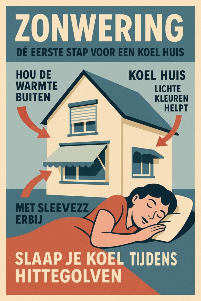 Koel huis met zonwering