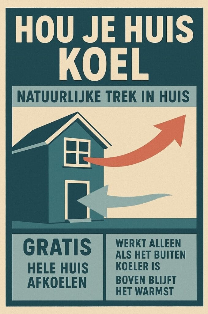Koel huis natuurlijke trek