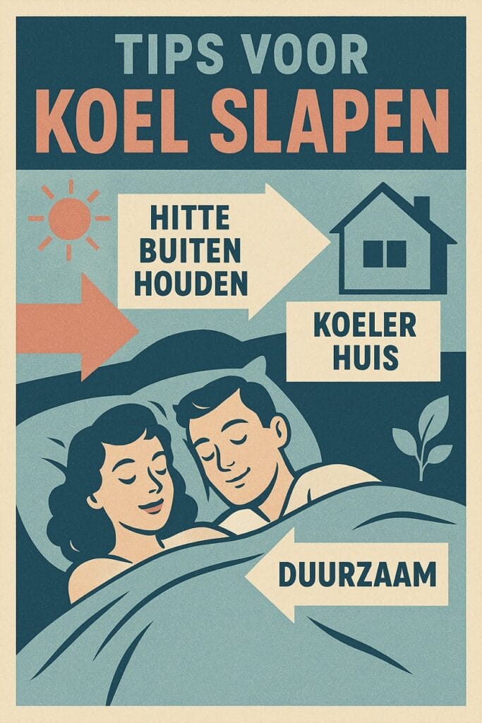 Tips koel slapen Met de tips van Sleevezz hou je de warmte buiten en slaap je lekker koel.